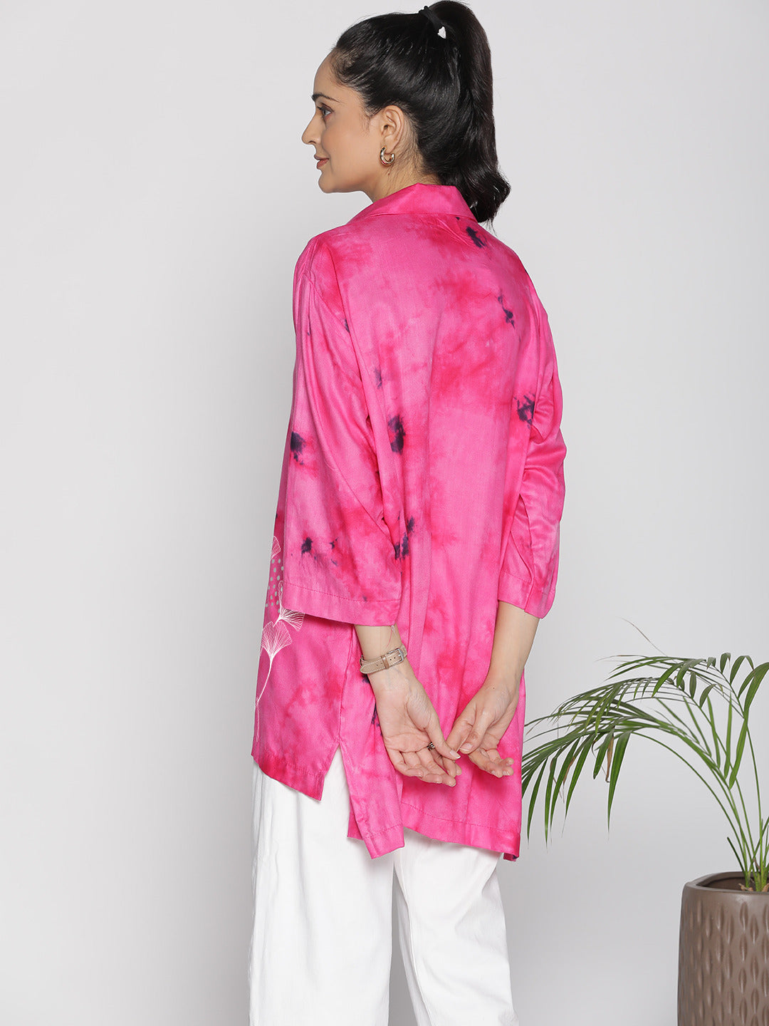 Magenta TieDye ShirtTop - FrostPetal