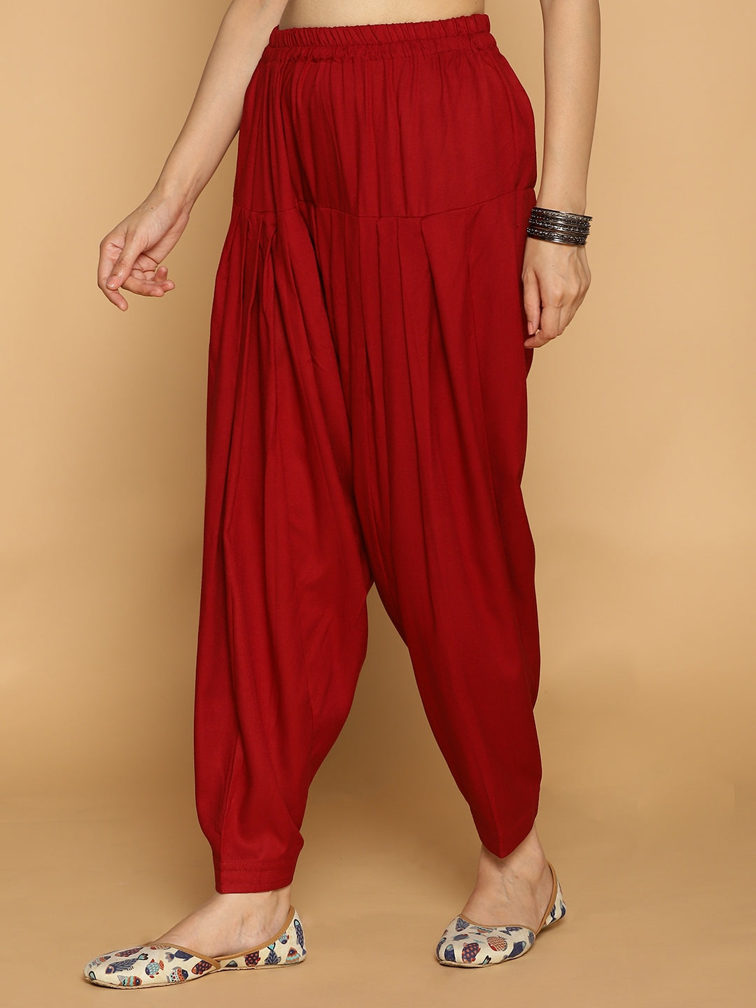 Maroon Rayon Salwar