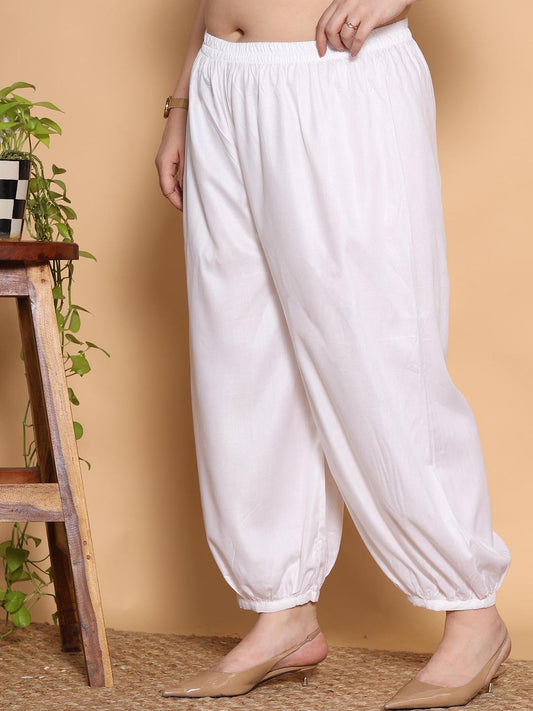 MilkyWhite Rayon Balloon Salwar