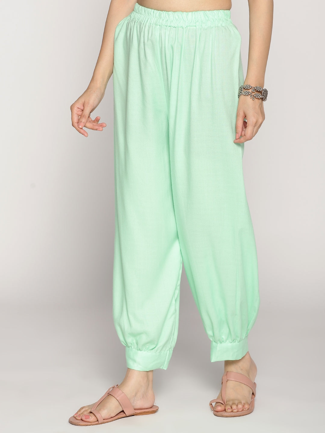 Mint Rayon AfghaniSalwar