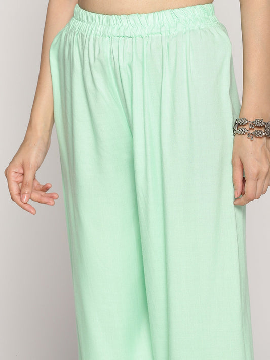 Mint Rayon AfghaniSalwar