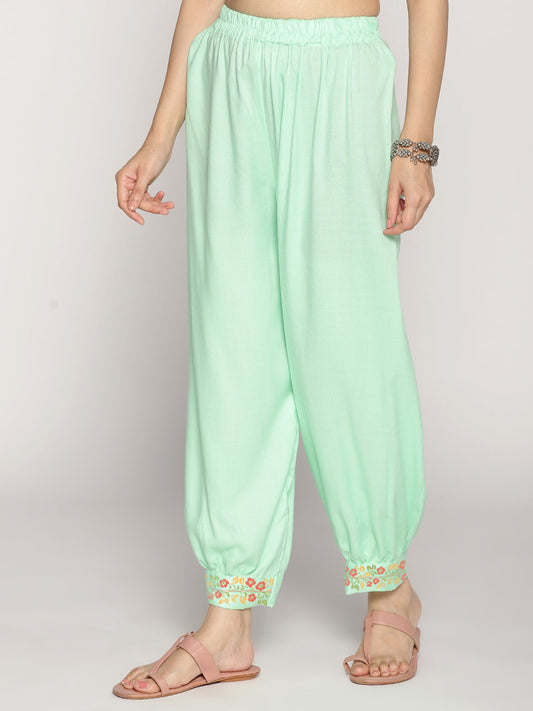 Mint Rayon Afghani Salwar - Camelia