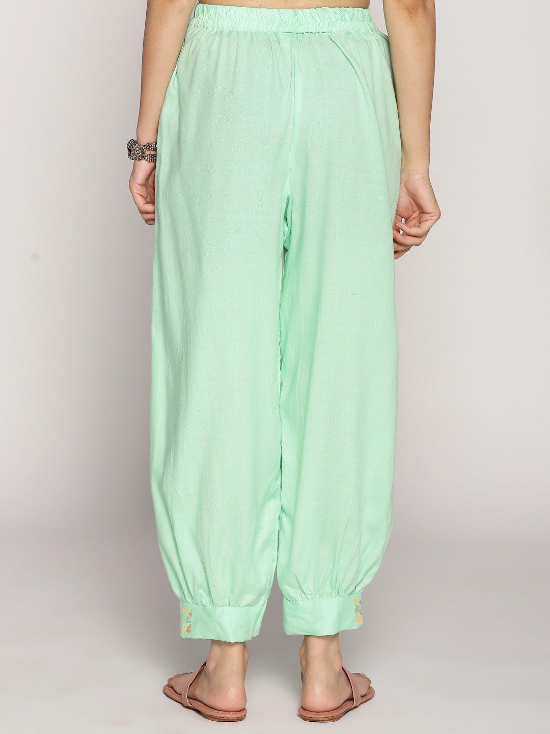 Mint Rayon Afghani Salwar - Camelia