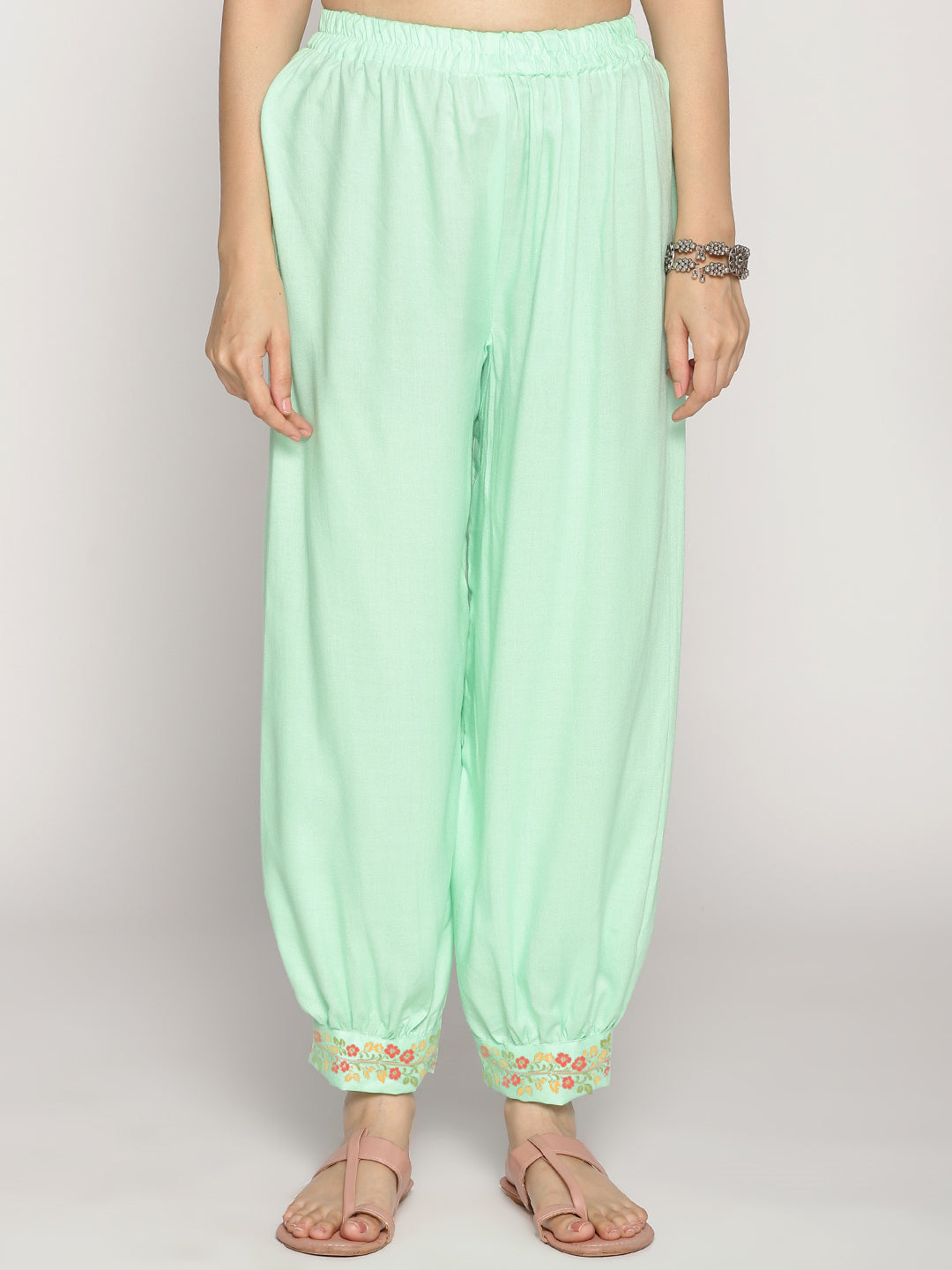 Mint Rayon Afghani Salwar - Camelia