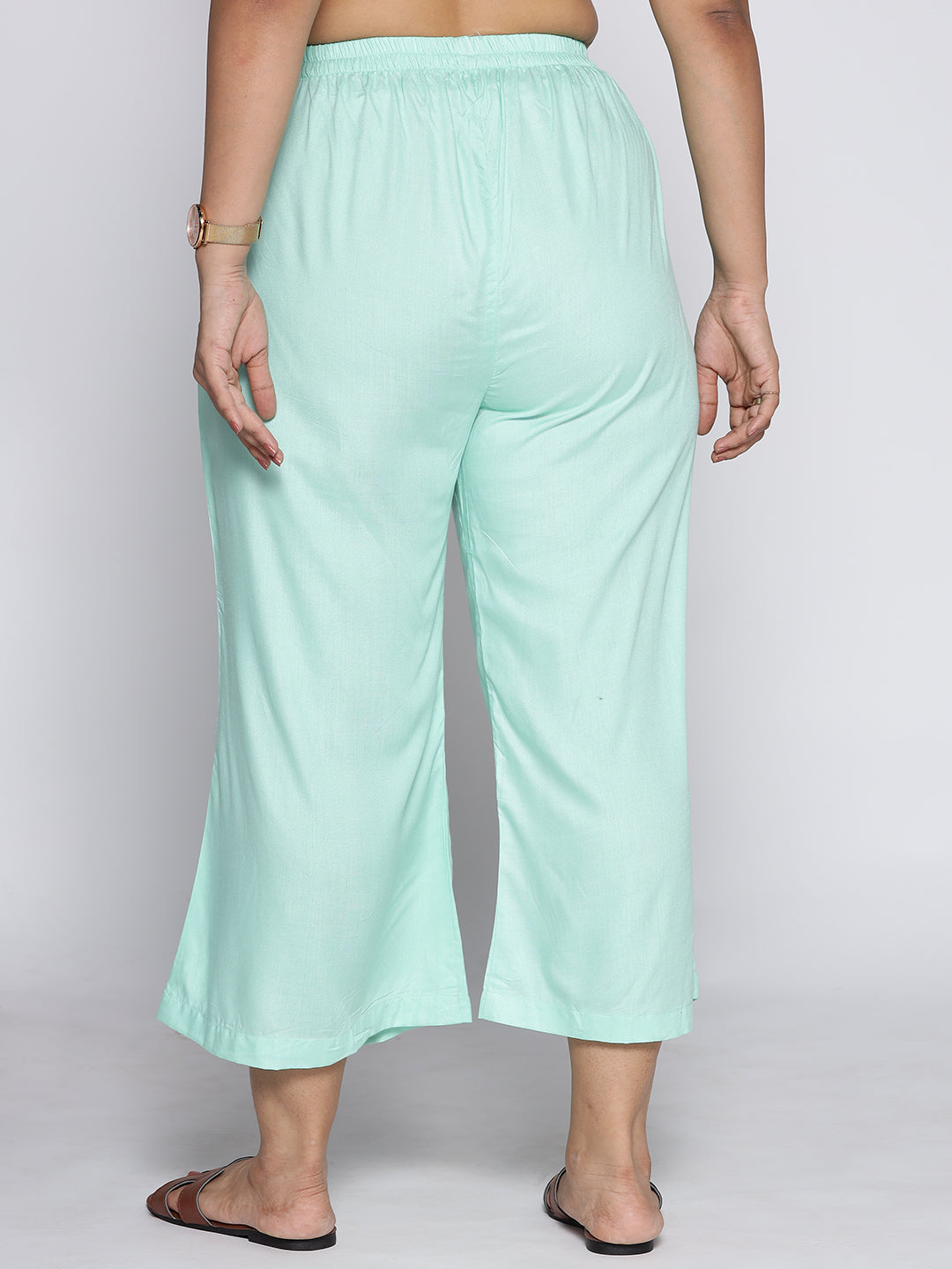 Mint Rayon Culottes