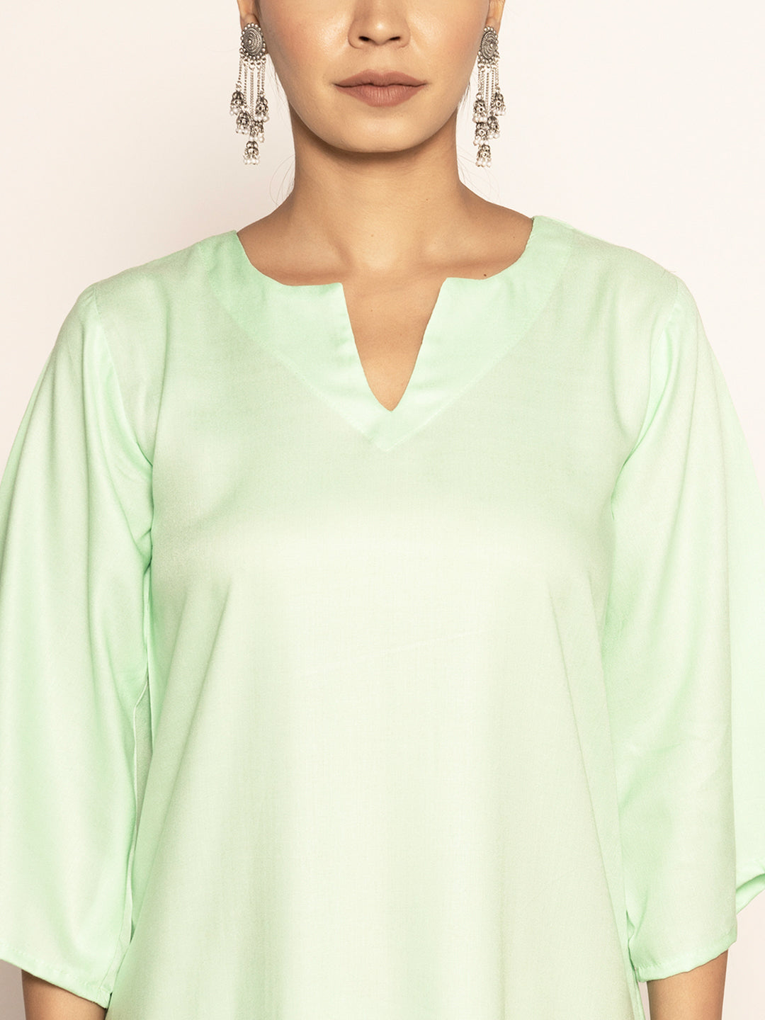 Mint Rayon LongKurta - Dipta
