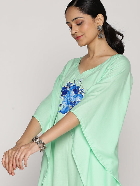 Mint Rayon LongKurta - MintMania