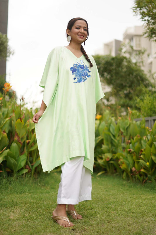 Mint Rayon LongKurta - MintMania