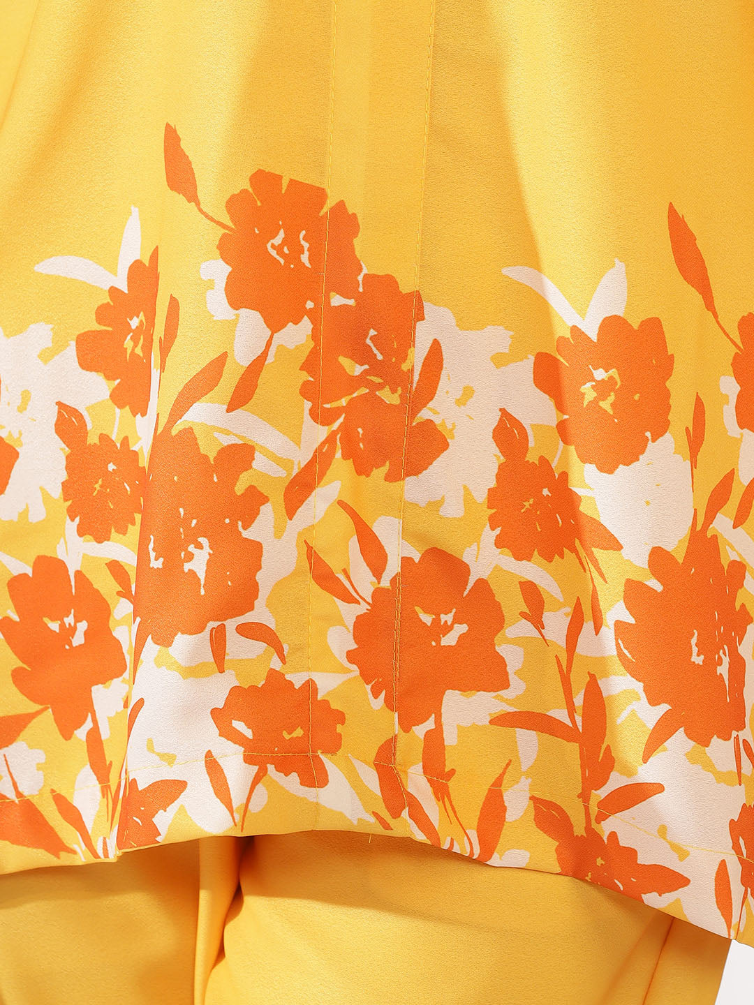Mustard Printed Shirt Top & Palazzo Pants - Sunnie