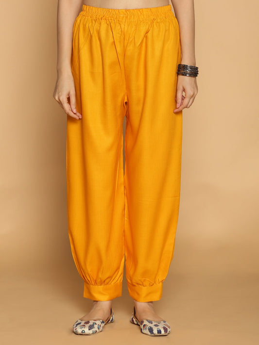 Mustard Rayon AfghaniSalwar