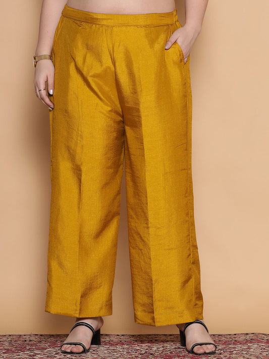 Mustard Silk Palazzo