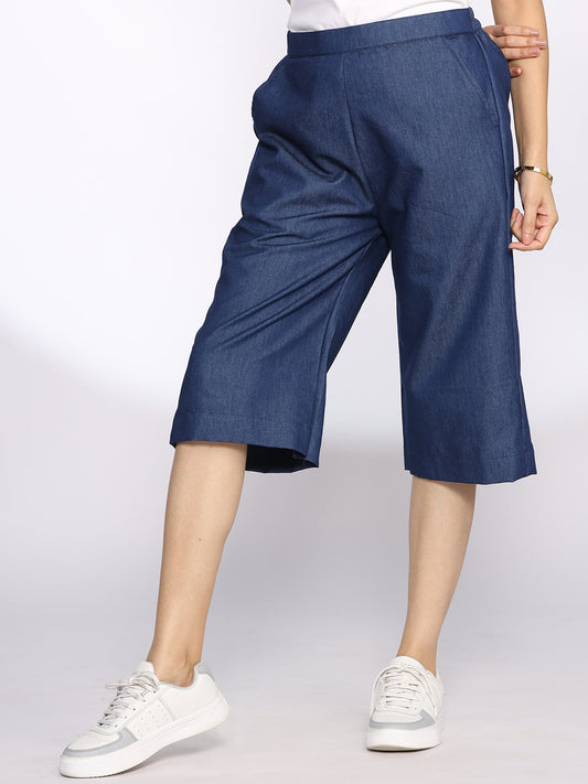 Navy Denim Jorts