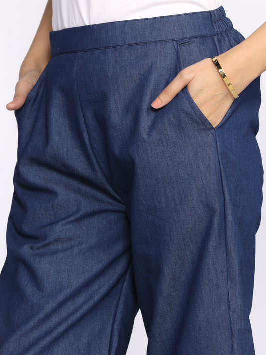 Navy Denim Jorts