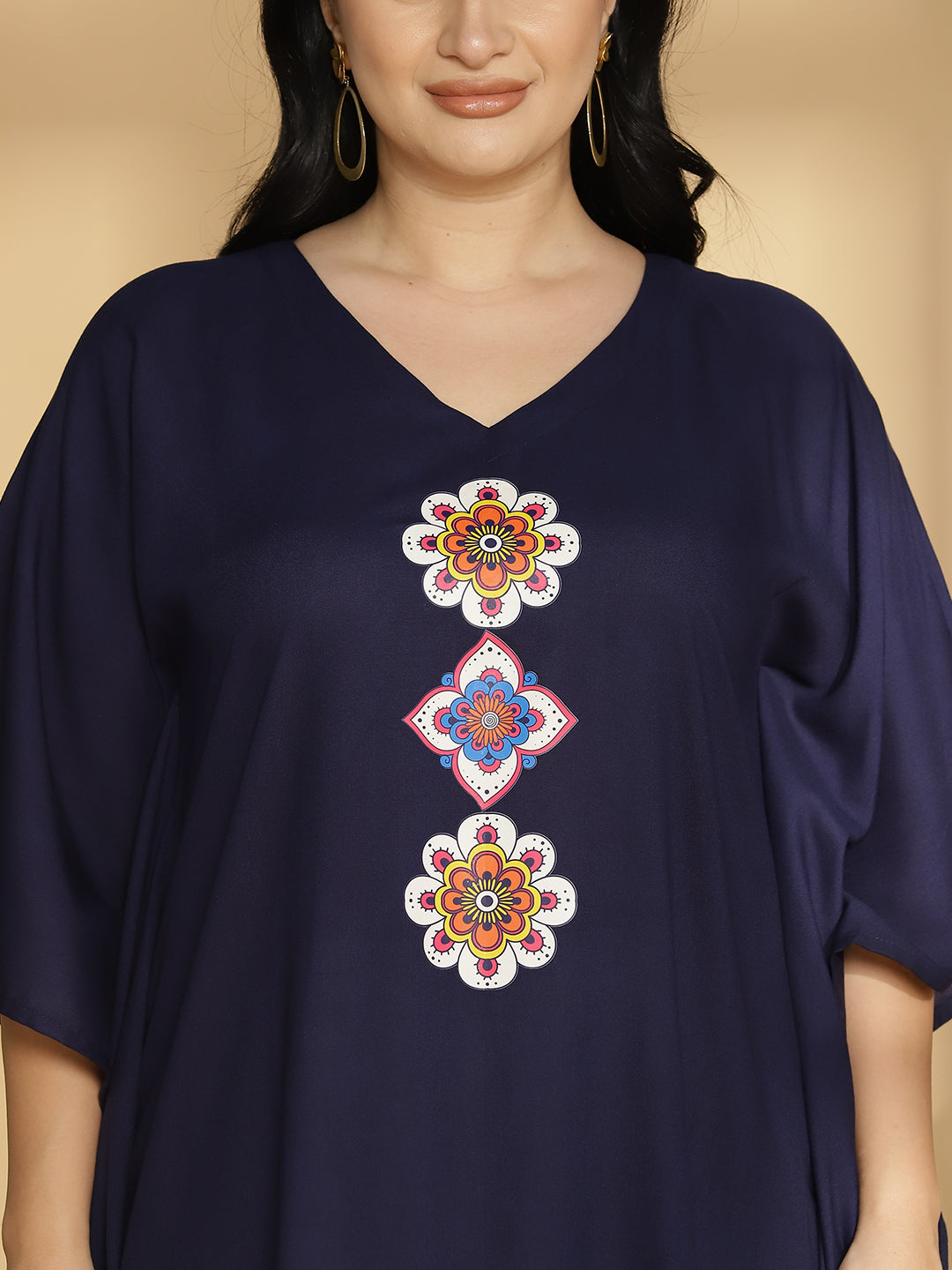 Navy Kaftan Kurta - Series