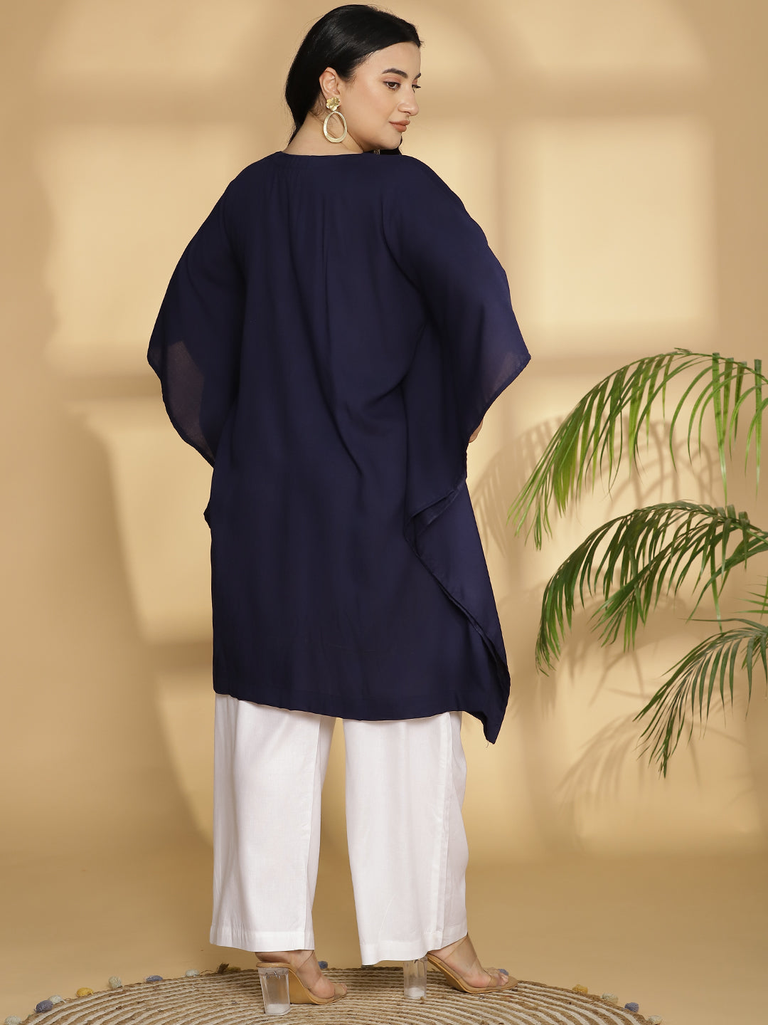 Navy Kaftan Kurta - Series