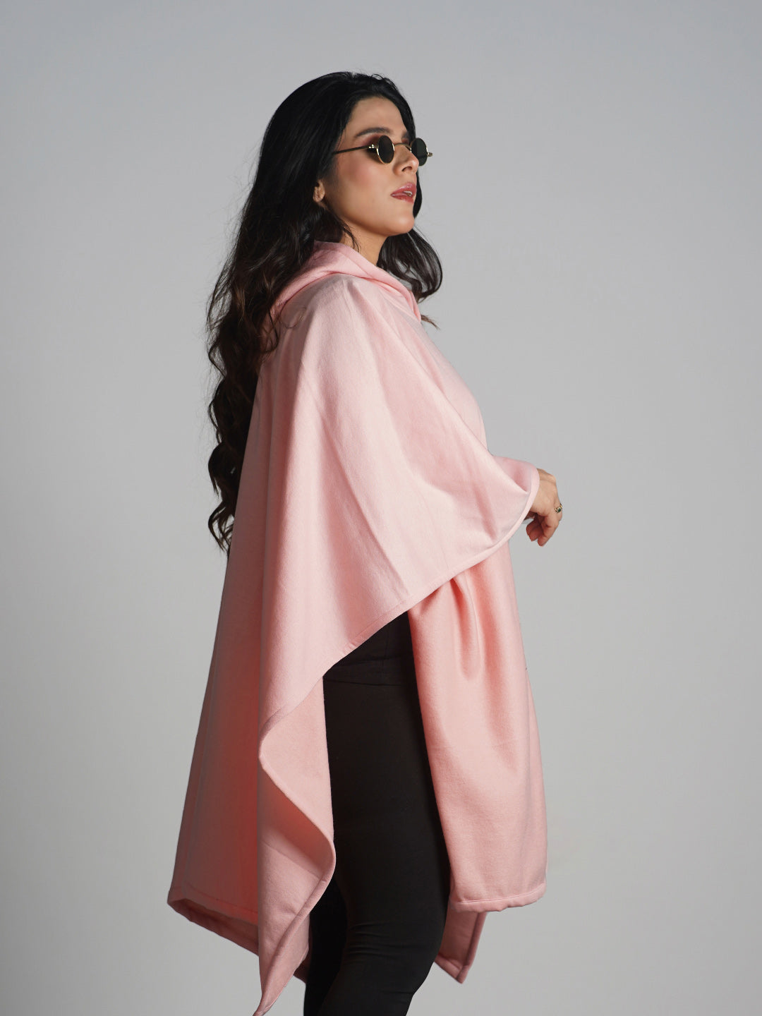 Peach Poncho Hoodie