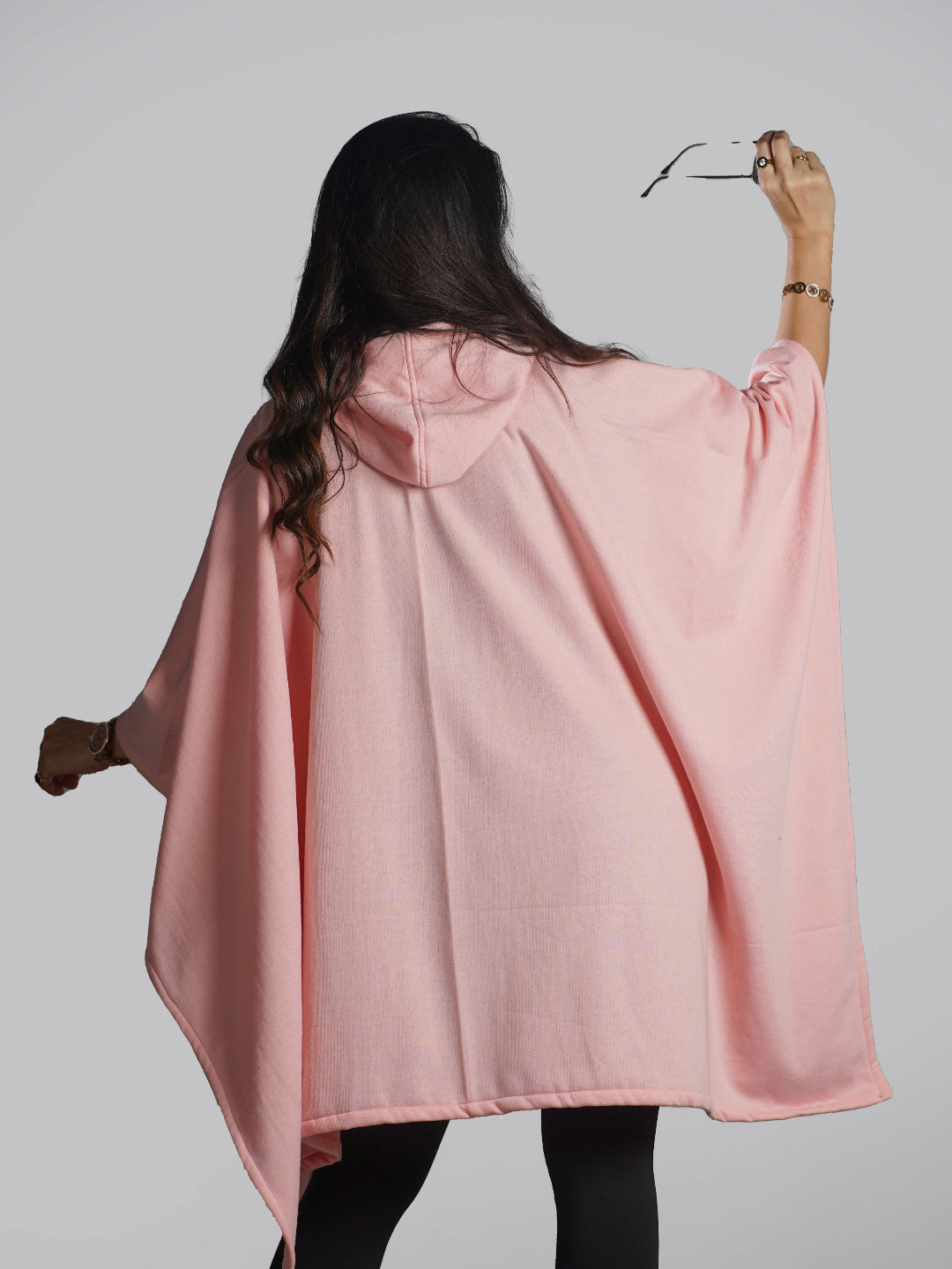 Peach Poncho Hoodie