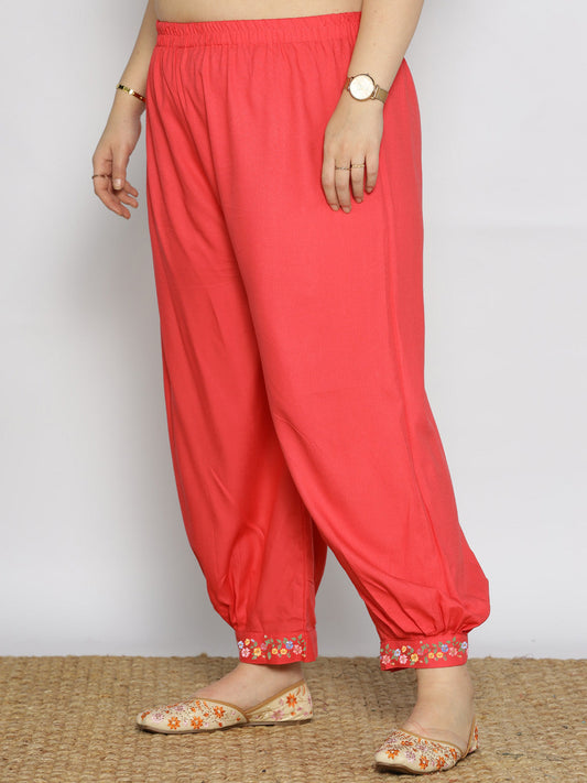 Peach Rayon Afghani Salwar - Carnival