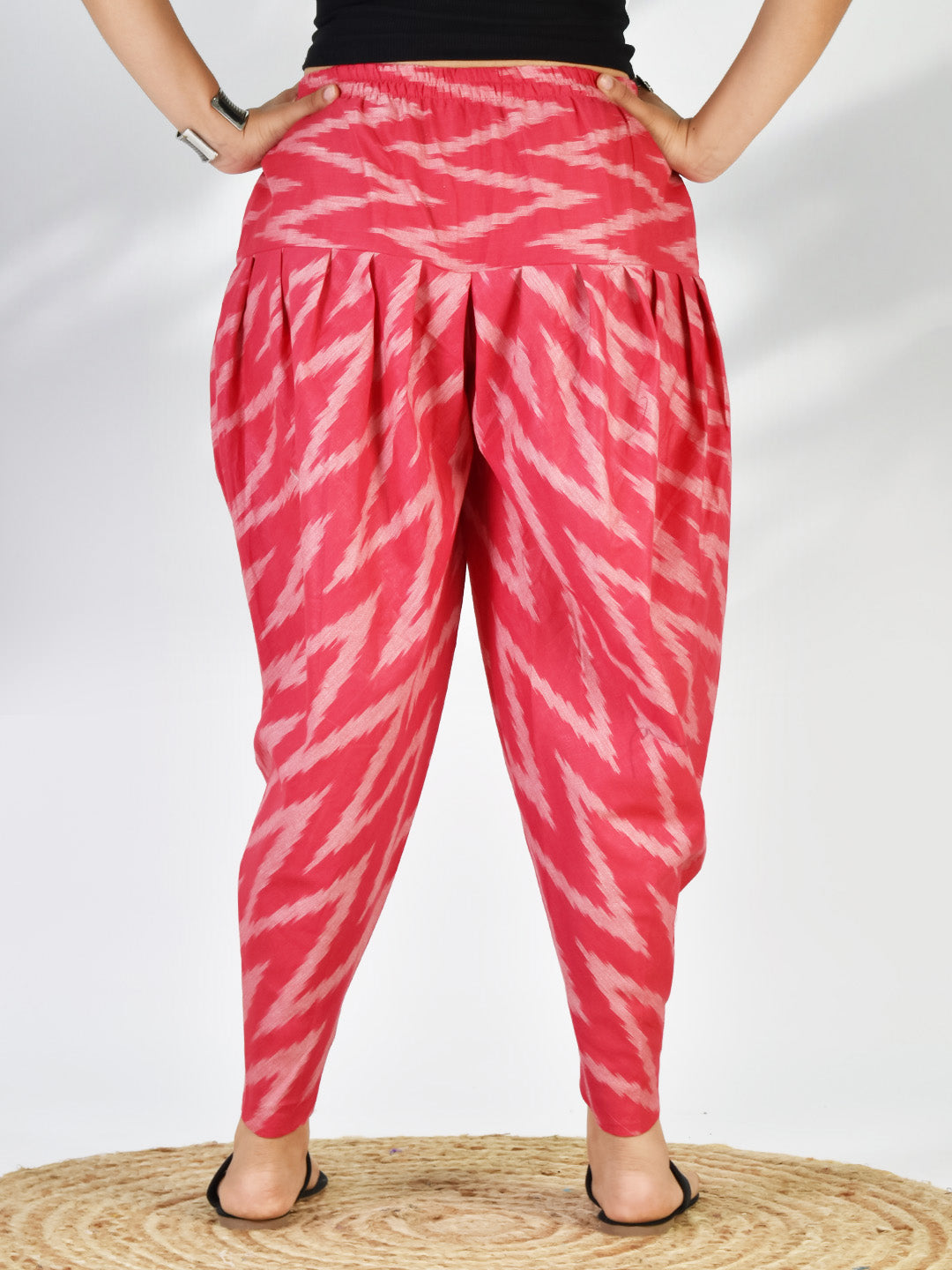 Pink Ikat Tulip Salwar