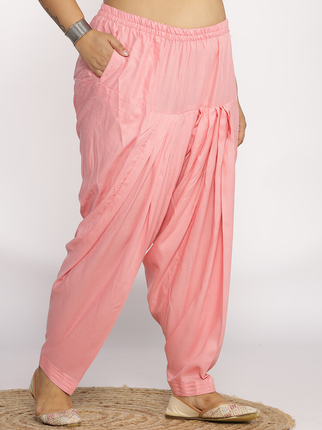 Pink Rayon Salwar