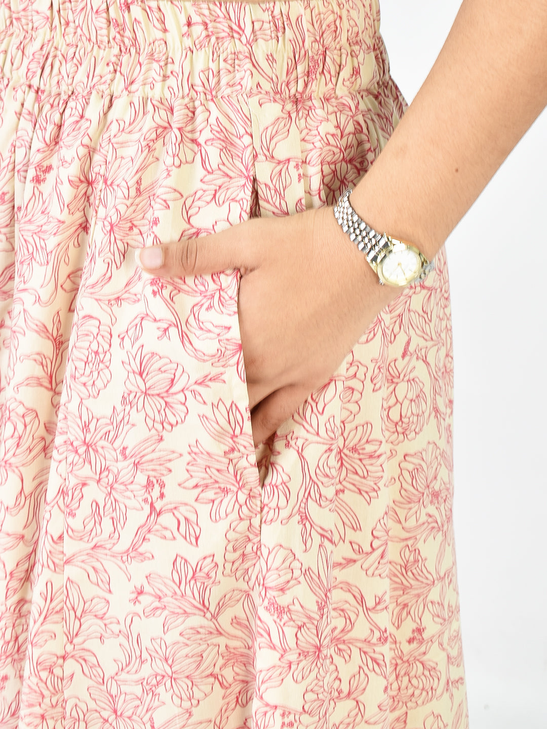 Printed Rayon Flared Palazzo - Rosevale