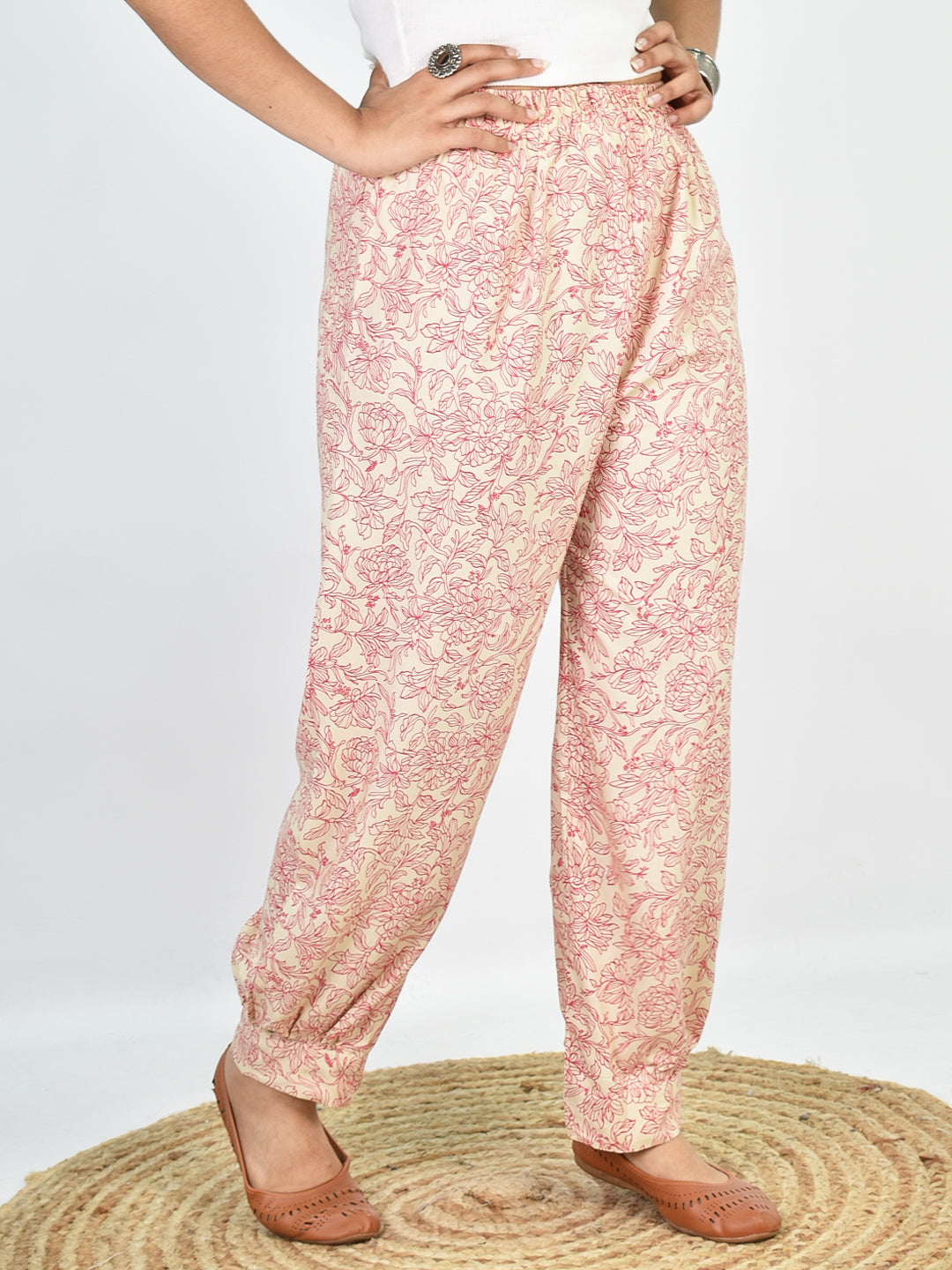 Printed Rayon Afghani Salwar - Rosevale