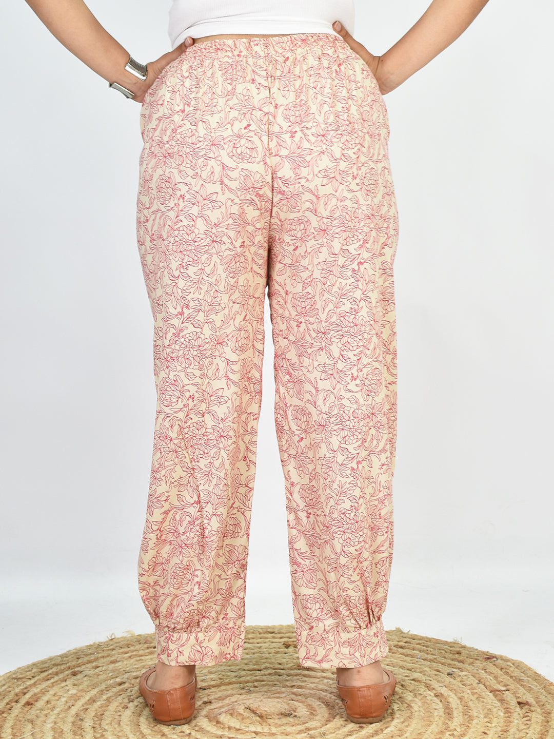 Printed Rayon Afghani Salwar - Rosevale