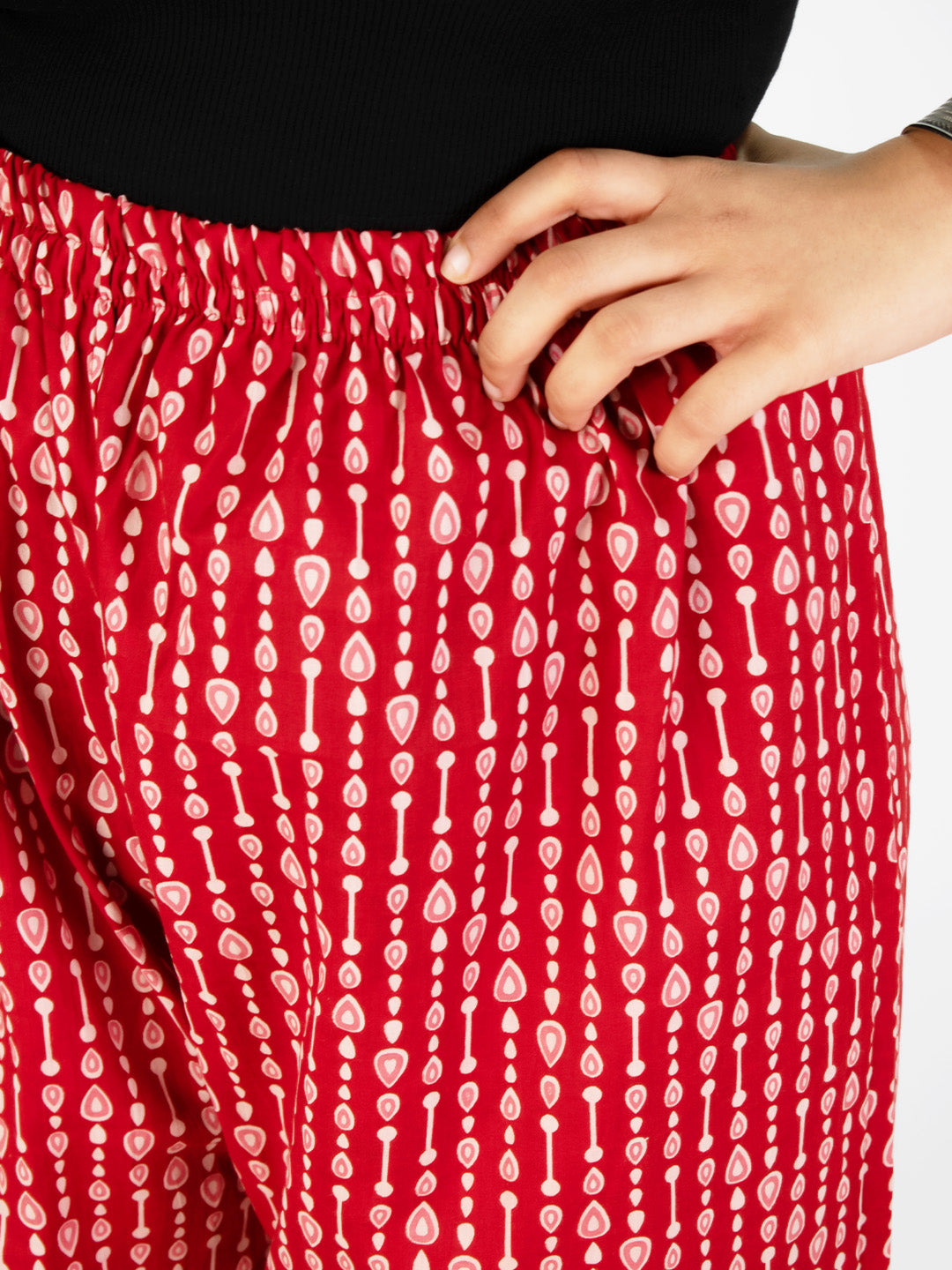 Printed Cotton Afghani Salwar - RedPearls
