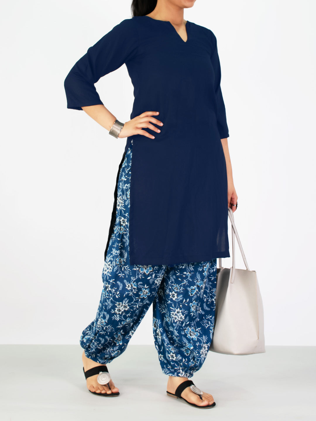 Printed Cotton Balloon Salwar - NeelMehar