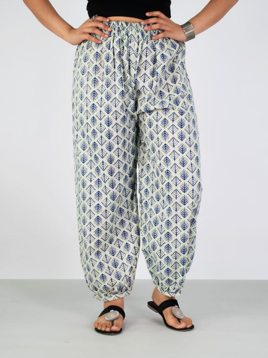 Printed Cotton Balloon Salwar - NeelSaar