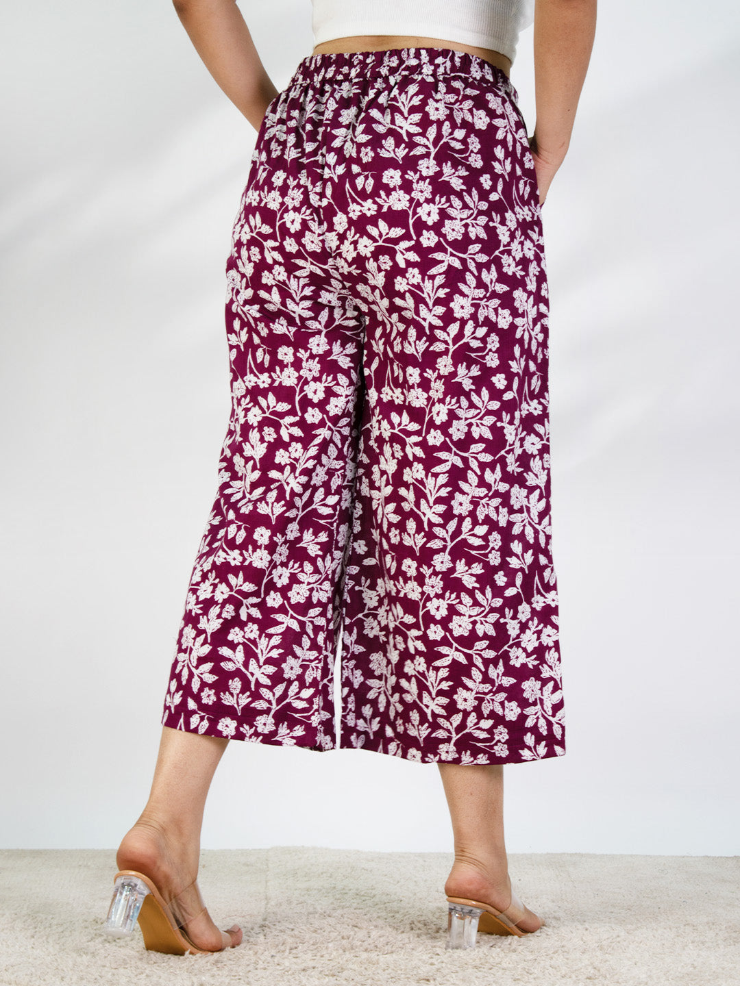 Printed Cotton Culottes - Botanica