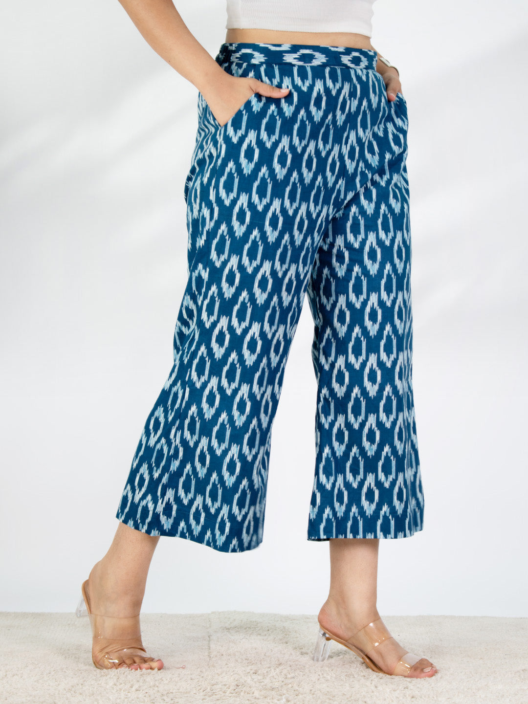 Printed Cotton Culottes - Neelakshi