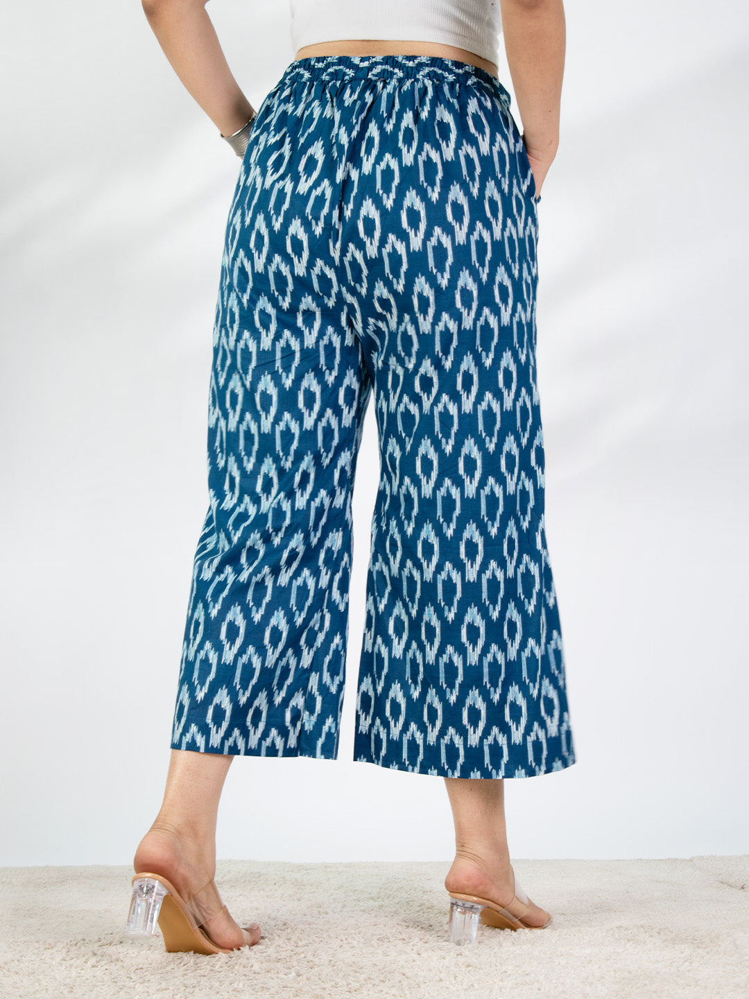 Printed Cotton Culottes - Neelakshi