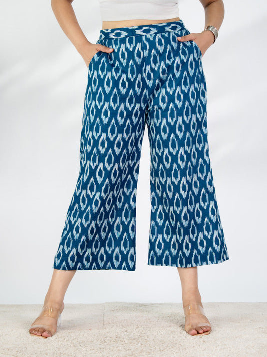 Printed Cotton Culottes - Neelakshi