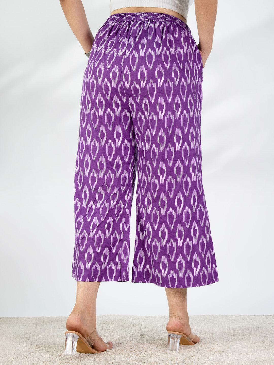 Printed Cotton Culottes - Phoolvati