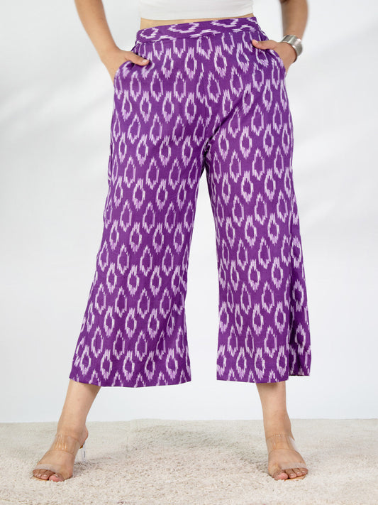 Printed Cotton Culottes - Phoolvati