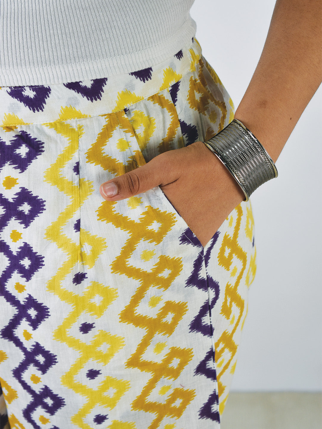 Printed Cotton Culottes - PurplePixi