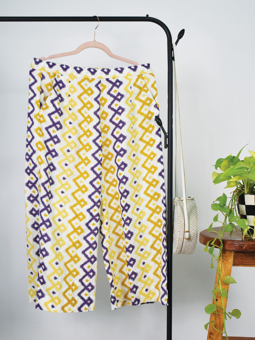 Printed Cotton Culottes - PurplePixi