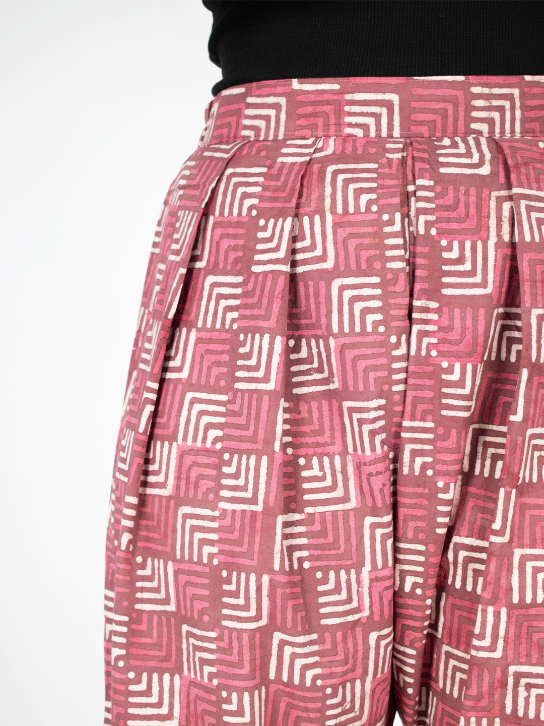 Printed Cotton Farshi Salwar - BerryMaze