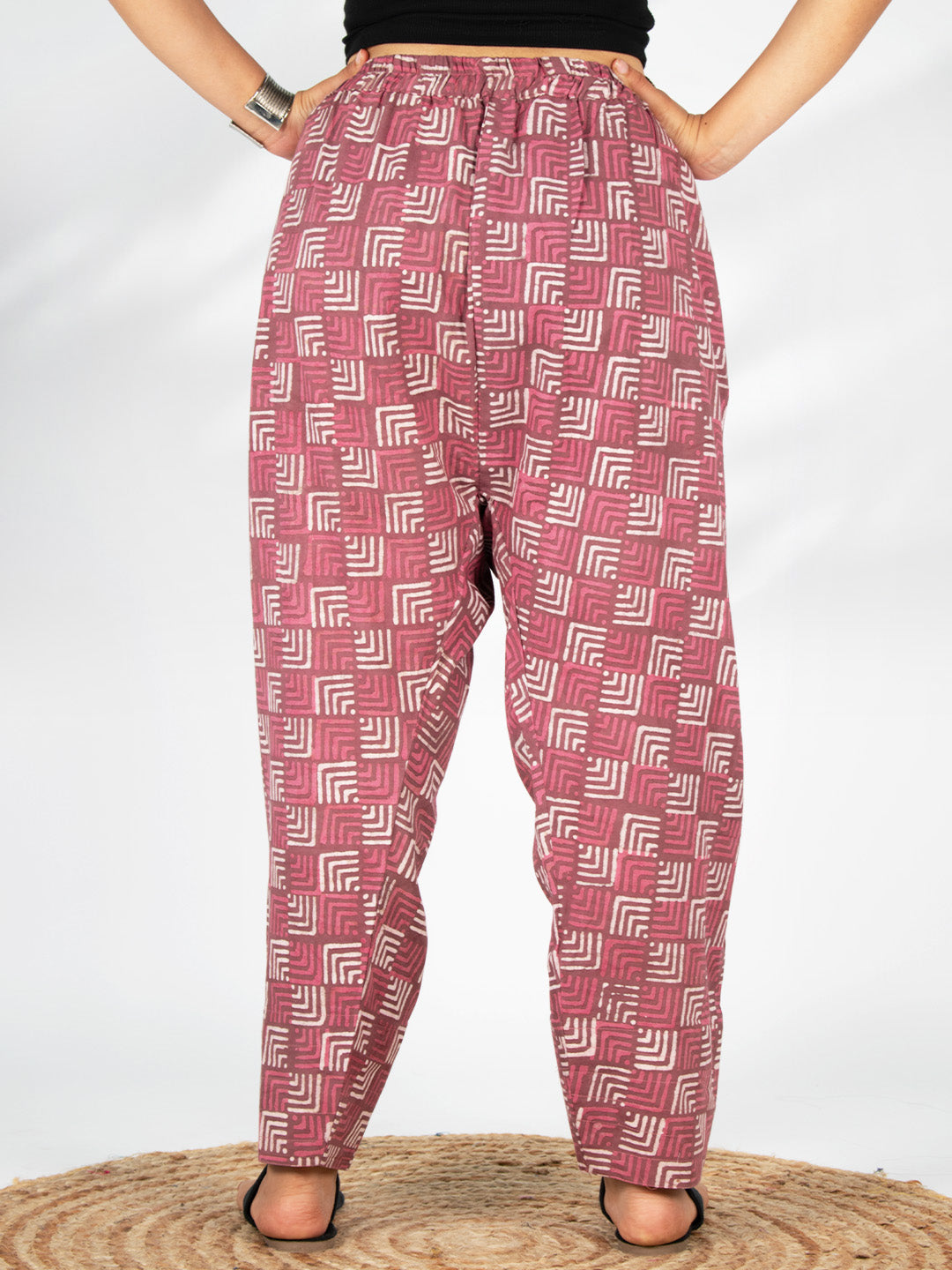Printed Cotton Farshi Salwar - BerryMaze
