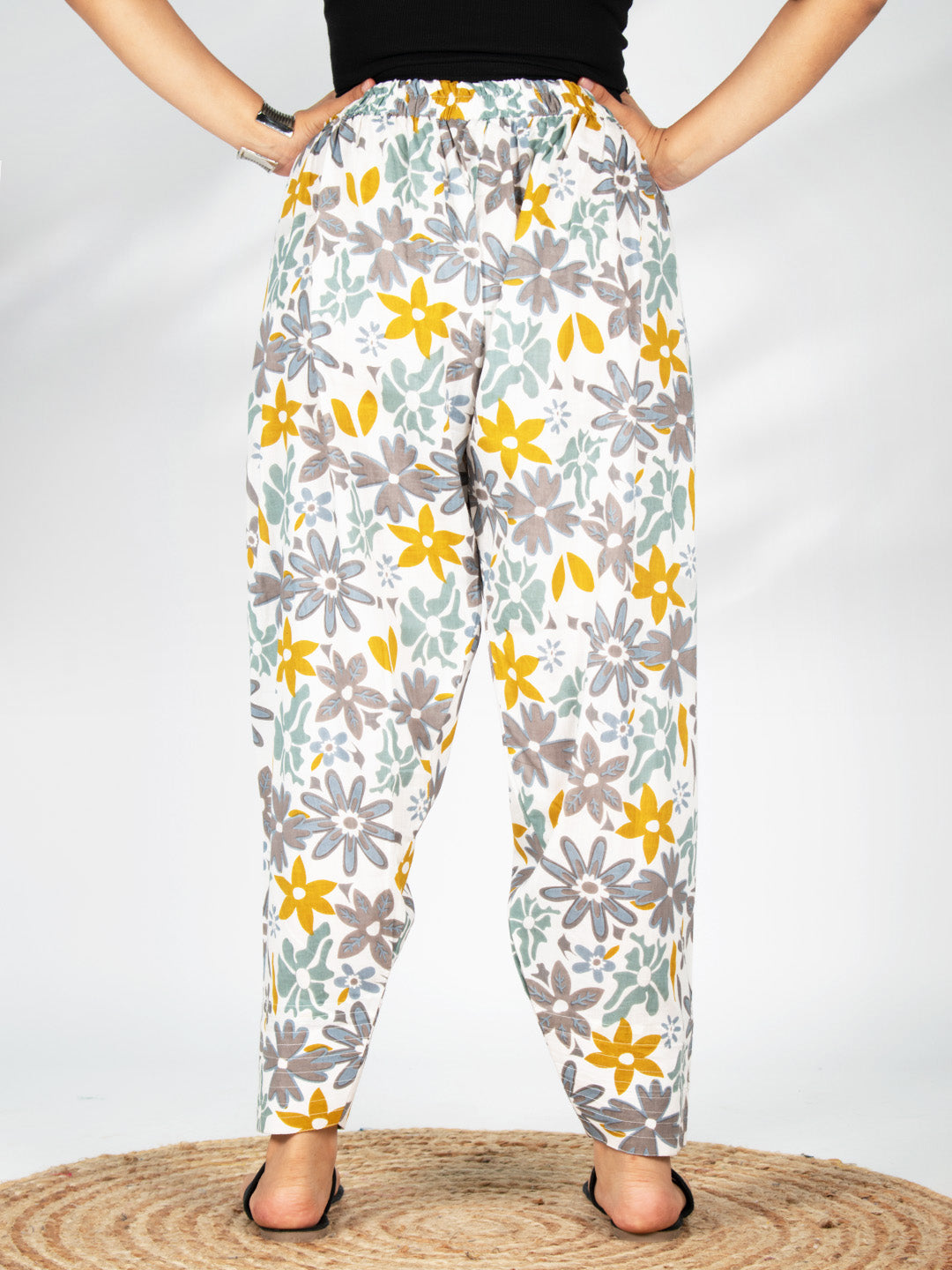 Printed Cotton Farshi Salwar - FrostedGarden