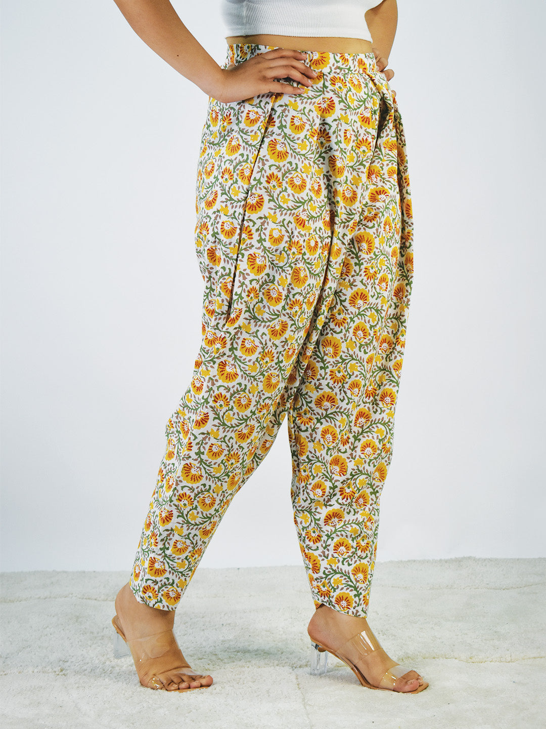 Printed Cotton Farshi Salwar - Sunnyfield