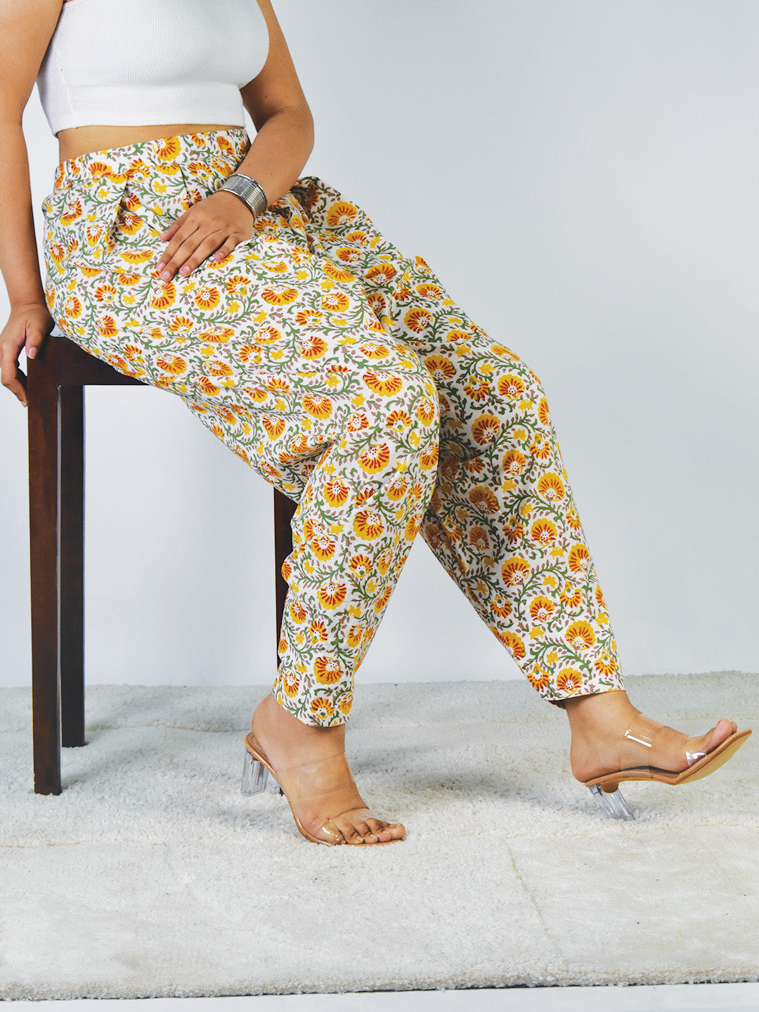 Printed Cotton Farshi Salwar - Sunnyfield