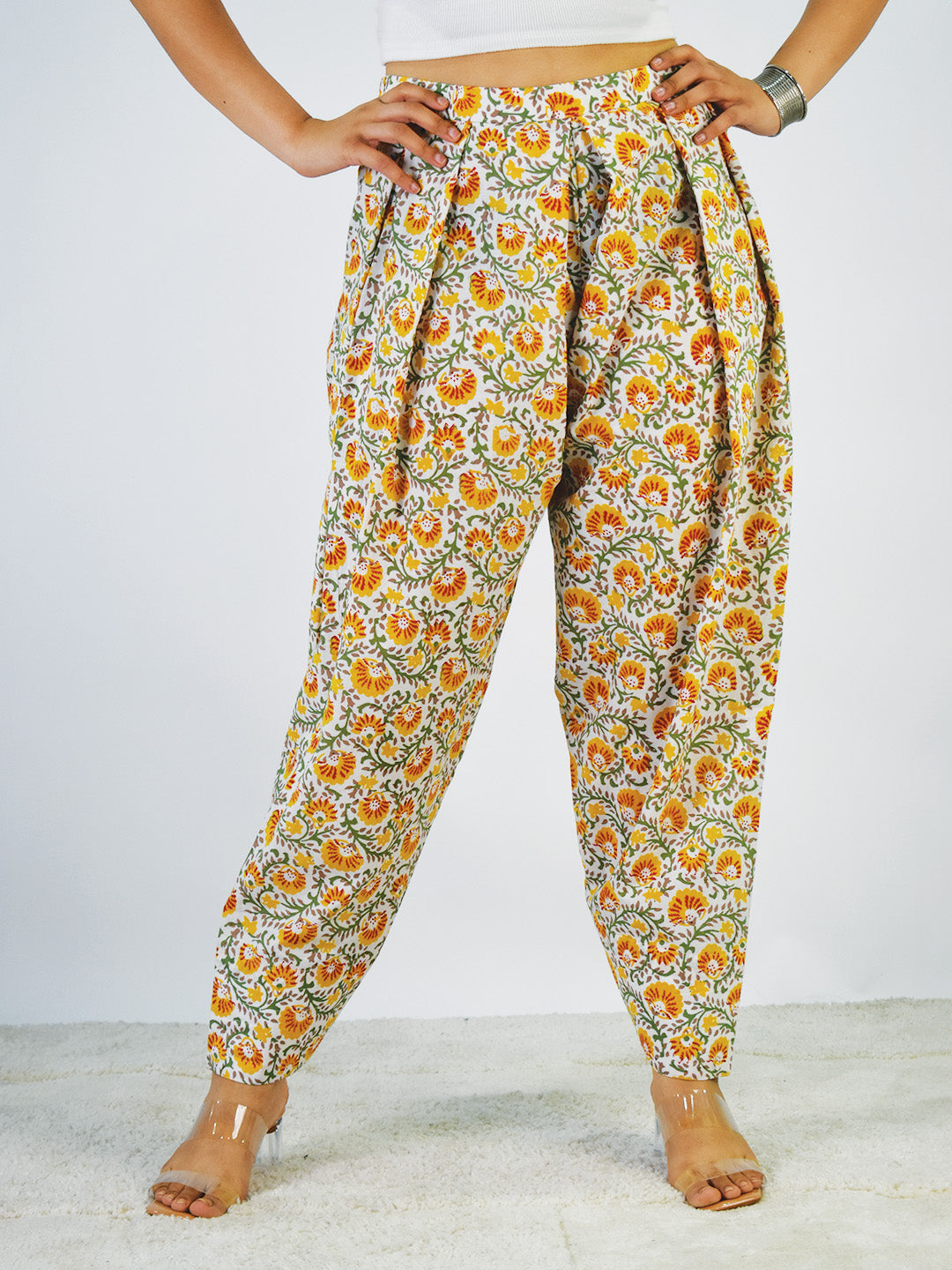 Printed Cotton Farshi Salwar - Sunnyfield