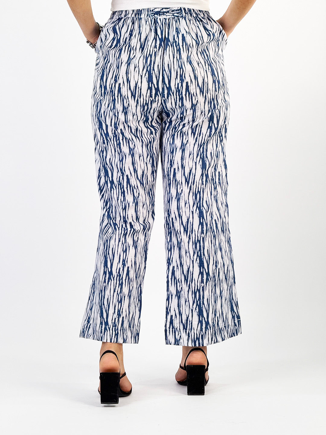 Printed Cotton Palazzo Pants - NeelDhara