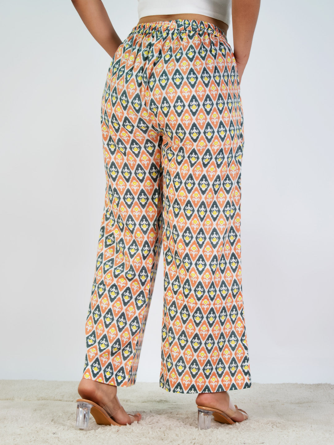 Printed Cotton Palazzos Pants - PeachyPhool