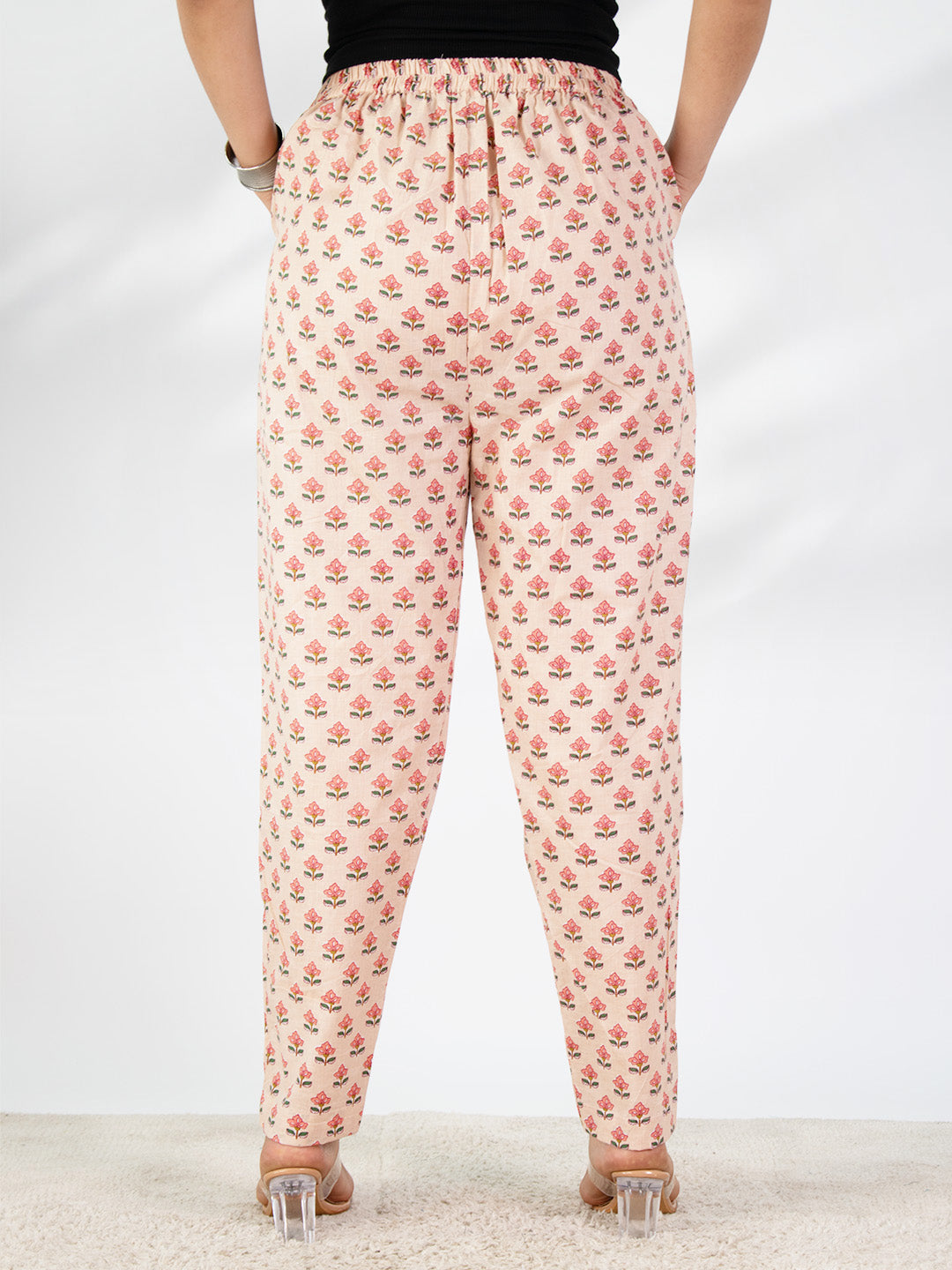 Printed Cotton Pants - RusticPetals