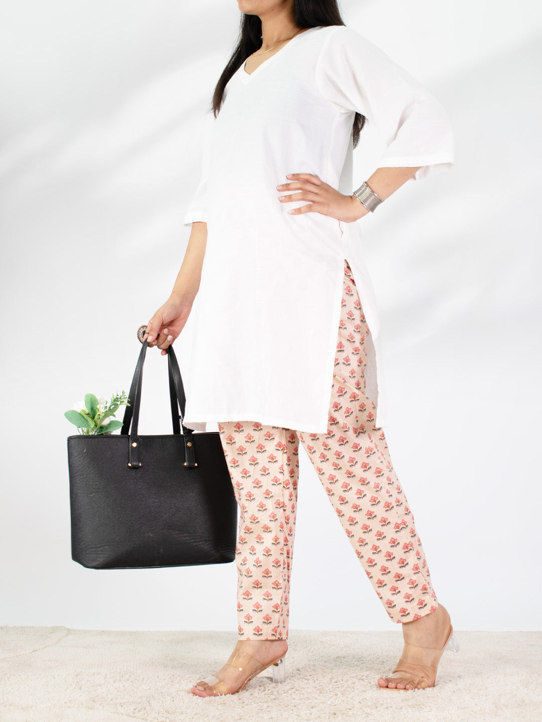 Printed Cotton Pants - RusticPetals
