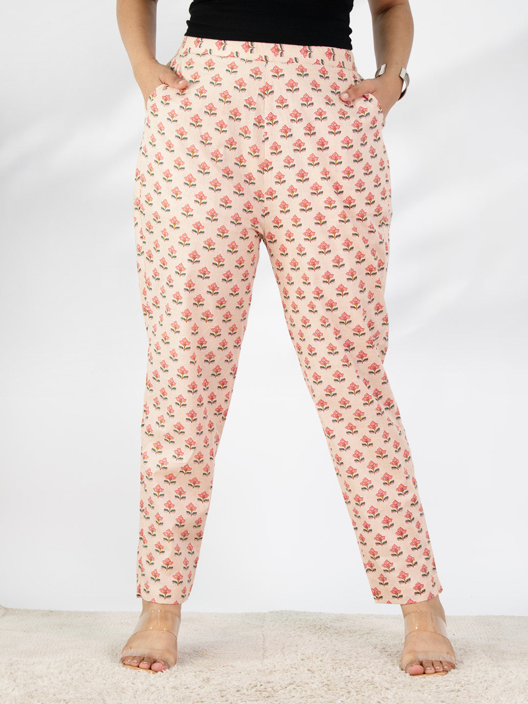 Printed Cotton Pants - RusticPetals