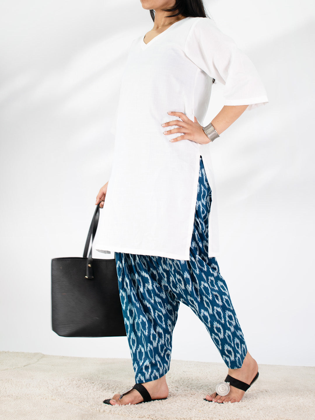 Printed Cotton Salwar - Neelakshi
